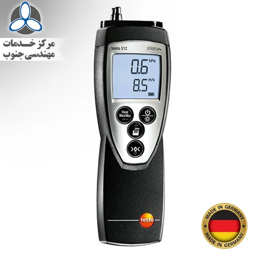 دستگاه اندازه گیری اندازه گیری اختلاف فشار تستو 512  | testo 512 - Differential pressure measuring instrument